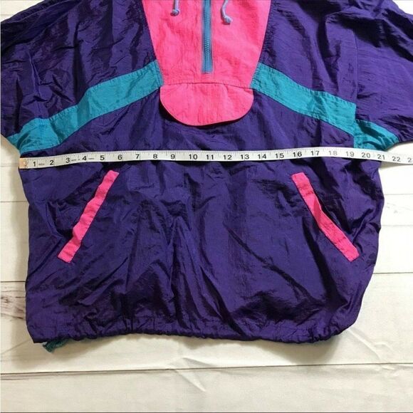 Red Pepper Action Wear Vintage 1/4 Zip Windbreaker - Picture 8 of 8